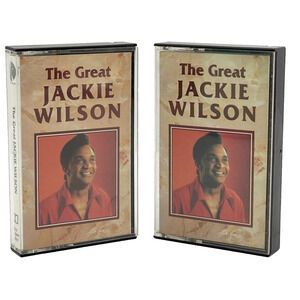 The Great Jackie Wilson-1989 Two Cassette Lot Teledisc USA MTD 17 Funk Blues